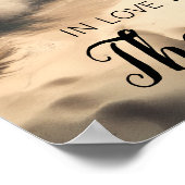 Verliefd op het Zee | Tropische kunst Poster (Hoek)