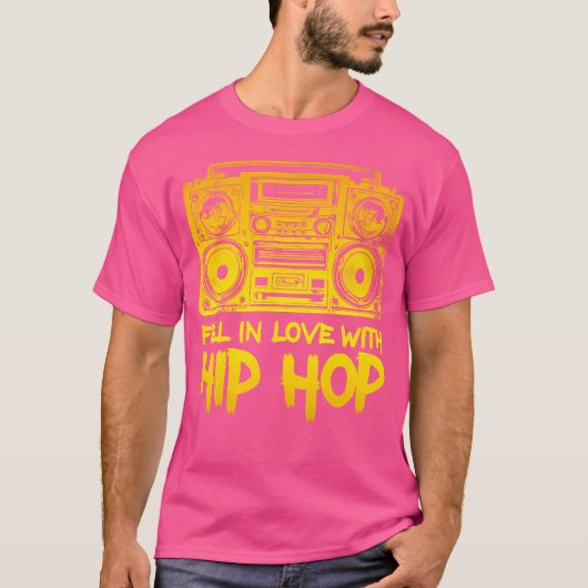 Verliefd op Hip Hop Old School 90 Hip Hop CL T-shirt (Voorkant)