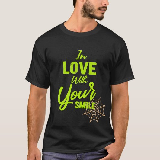 Verliefd op je glimlach t-shirt (Voorkant)