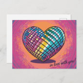 verliefd op jou briefkaart (Voorkant / Achterkant)