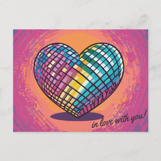 verliefd op jou briefkaart (Voorkant)