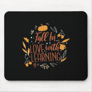 Verliefd Op Leren Herfst Leraar Fall  Muismat