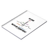 Verliefd op mijn hartslag (elektrocardiogram) notitieboek (Linkerzijde)