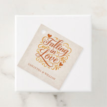 Verliefd op moderne herfstbruiloft