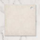 Verliefd op moderne herfstbruiloft bedankjes labels (Achterkant)