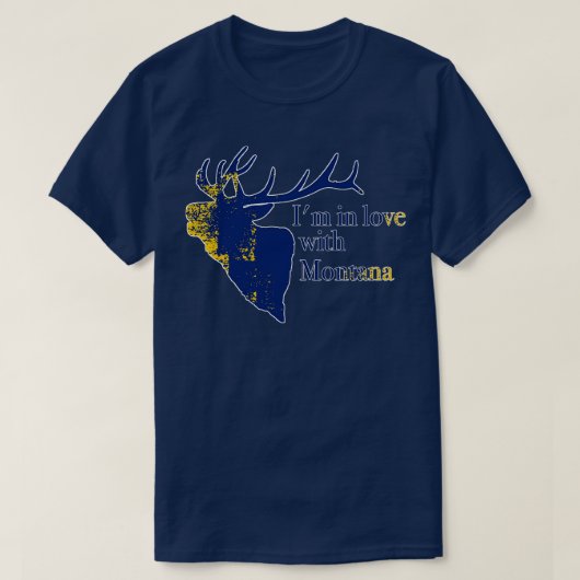Verliefd op Montana 1 T-shirt (Design voorkant)