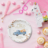 Verliefd op pompoen Herfst Baby shower Papieren Bordje (Feest)