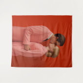 Verliefd op rood wandkleed (Voorkant (horizontaal))