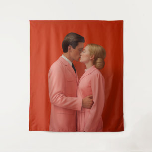 Verliefd op rood wandkleed