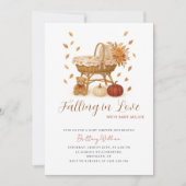 Verliefd op rustiek Baby shower uitnodiging (Voorkant)