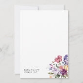 Verliefd op Vrijgezellenfeest Floral Spring Garden Kaart (Achterkant)