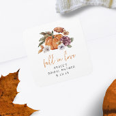 Verliefd Raken Bruidsuitnodiging Vierkante Sticker