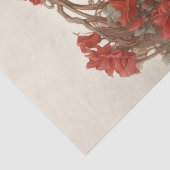 Verliefd Romantisch Boheems Ambacht Boho zwanen Tissuepapier (Detail)