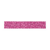 Verliefd Roze Glitter Uitnodigingen Wikkel (Vlak)