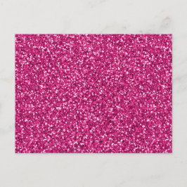 Verliefd Roze Glitters Briefkaart