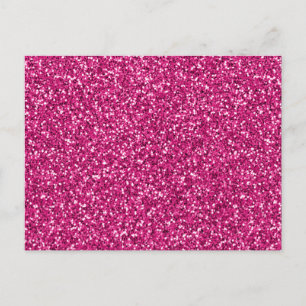 Verliefd Roze Glitters Briefkaart