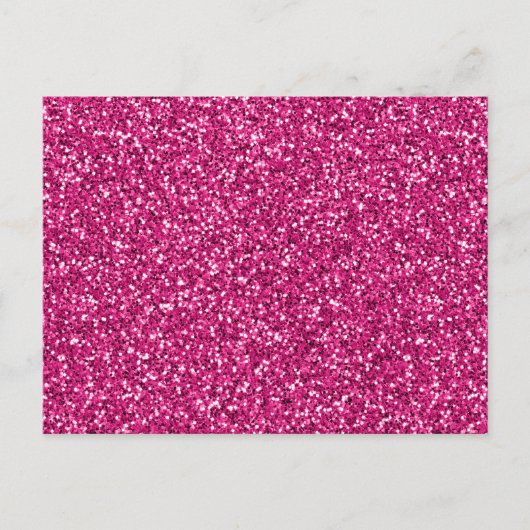 Verliefd Roze Glitters Briefkaart (Voorkant)