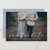 Verliefd Save the Date Foto Aankondiging (Voorkant / Achterkant)