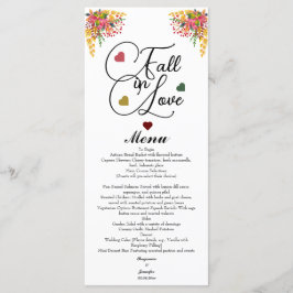 Verliefd Scriptie Bruiloft Menu