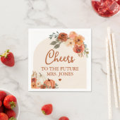 Verliefd Terracotta Toekomstige Mrs Bruidsfeest Servet (Insitu)