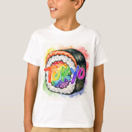 Verliefd Tokio, Fresh Roll, door Natasha Us T-shirt