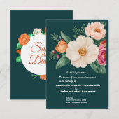 #verliefd #trouwerij #bruiloftsplanning save the date (Voorkant / Achterkant)