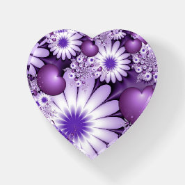 Verliefd worden Abstracte Bloemen & Harten Fractaa