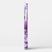 Verliefd worden Abstracte Bloemen & Harten Fractal Case-Mate iPhone Case (Achterkant / Links)