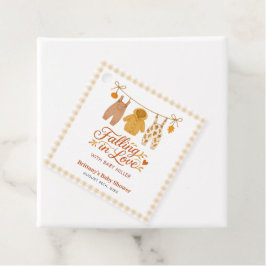 Verliefd worden Autumn Baby Clothes Baby shower Bedankjes Labels