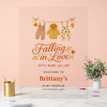 Verliefd worden Autumn Baby shower Welkom