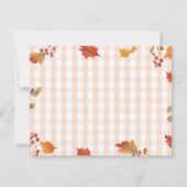 Verliefd worden Bloemen Babykleding Baby shower Bedankkaart (Achterkant)