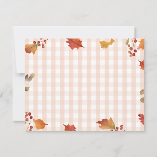 Verliefd worden Bloemen Babykleding Baby shower Bedankkaart (Achterkant)