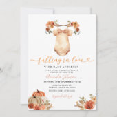 Verliefd worden Bloemen Babykleding Baby shower Kaart (Voorkant)