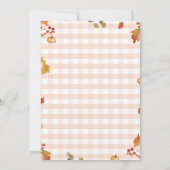 Verliefd worden Bloemen Babykleding Baby shower Kaart (Achterkant)