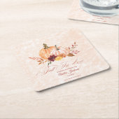 verliefd worden bruidsborrel bruidsborrel kartonnen onderzetters (Schuin)