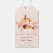 verliefd worden bruidsfeest bruidsfeest cadeaulabel (Voorkant)