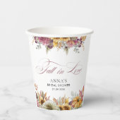 Verliefd worden Bruidsfeestje Papieren Bekers (Voorkant)
