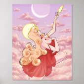 verliefd worden - goudfolie print (Voorkant)