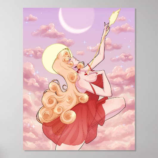 verliefd worden - goudfolie print (Voorkant)