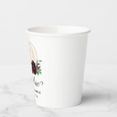 Verliefd Worden Herfst Bruiloft Papieren Bekers (Links)