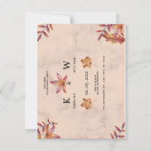 Verliefd worden herfst verlovingsfeest uitnodiging (Voorkant)