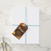 Verliefd worden Houten Rustieke Bruidsdouche Cadeaulabel (Met Touw)