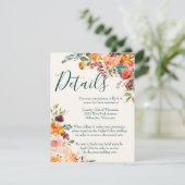 Verliefd worden informatiekaartje (Staand voorkant)