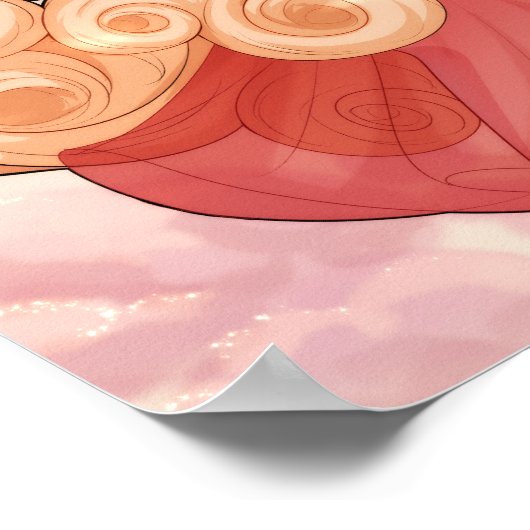 Verliefd worden - mat Poster (Hoek)