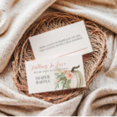 Verliefd worden op Baby Autumn Diaper Raffle Informatiekaartje