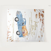 Verliefd worden op Baby shower achtergrond Wandkleed (Voorkant (horizontaal))