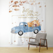 Verliefd worden op Baby shower achtergrond Wandkleed (In situ)