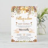 Verliefd worden op Baby shower Kaart (Staand voorkant)