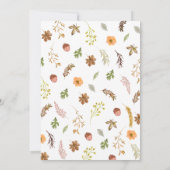 Verliefd worden op Baby shower Kaart (Achterkant)