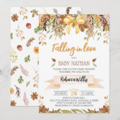 Verliefd worden op Baby shower Kaart (Voorkant / Achterkant)